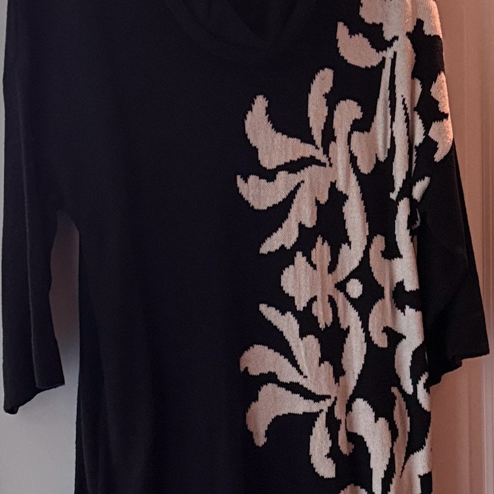 Lane Bryant Monochrome Knit Sweater Dress
